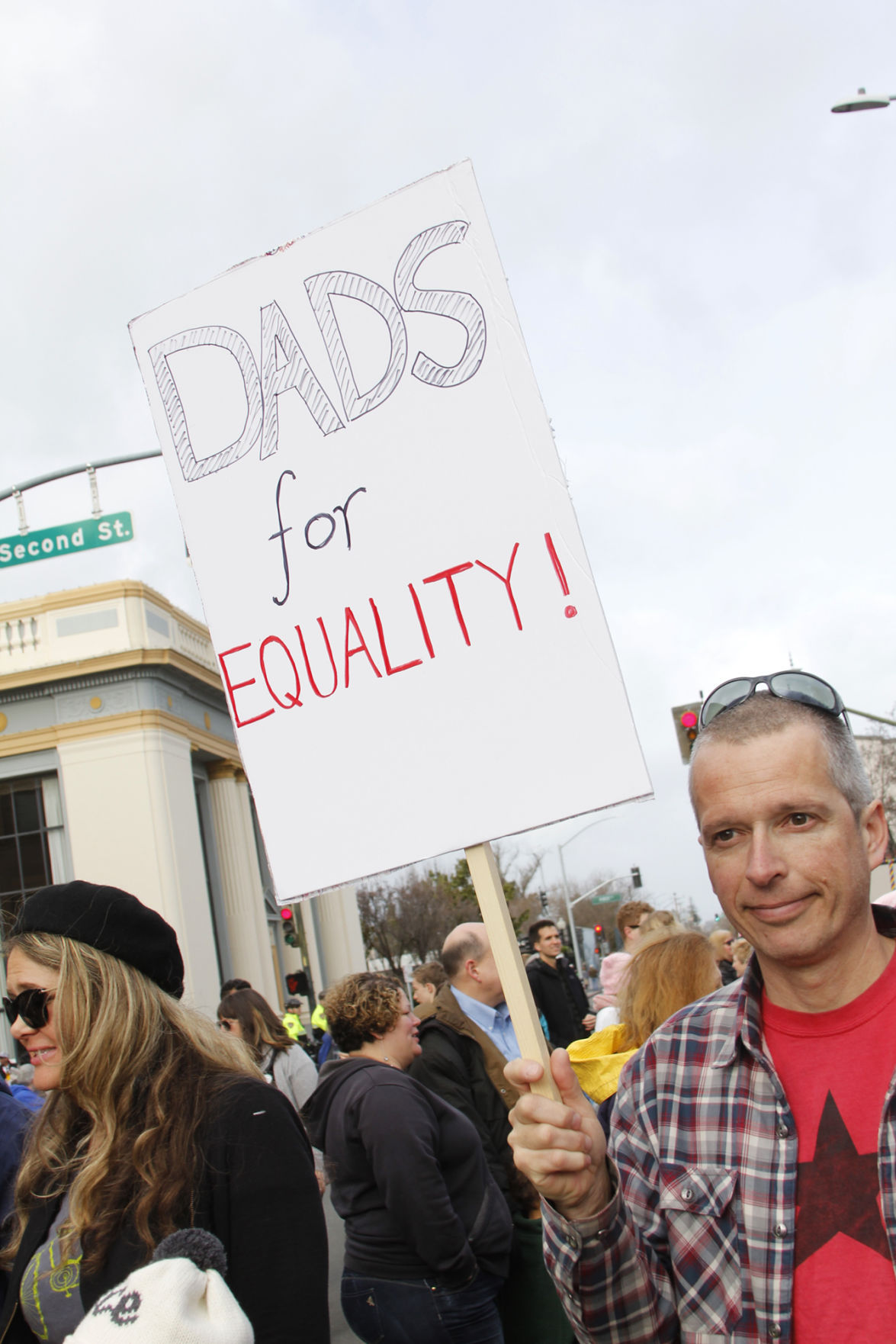 Signs seen at Women's March Napa Valley